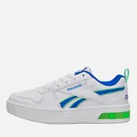 Reebok Jongens Royal Prime Step N Flash Sneakers Wit/Optimum Blue/Solar Lime