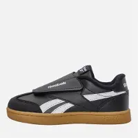 Reebok Peuter Smash Rand Klittenband Sneakers Zwart/Wit/Gum