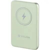 Verbatim Charge n Go Magnetic Wireless Powerbank 10000 mAh Fast Charge, Quick Charge 3.0, USB PD 3.0, Adaptive Fast Charge LiPo USB-C Groen