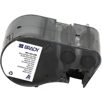 Brady M5-103-498 vinylweefsel labels zwart op wit 31,75 mm x 25,4 mm (origineel)