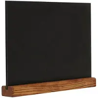 Europel krijtbord tafelmodel A4 liggend natuurlijke afwerking