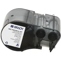 Brady M5C-1500-595-CL-WT vinyl labels wit op transparant 38,10 mm x 6,10 m (origineel)