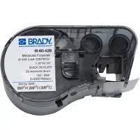 Brady M-60-428 gemetalliseerde polyester labels | 25,4mm x 50,8mm
