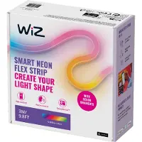 WiZ Connected WiZ Neon Ruban Lumineux pour l'Intérieur - Éclairage Coloré et Blanc - 3 m