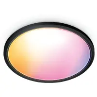 Wiz Smart plafondlamp | Rond | Zwart | RGB + 2200-6500K | 32W