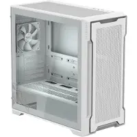 Gigabyte C102 GLASS ICE - Micro-ATX (µATX), Mini-ITX - 1x 2.5", 2x 3.5", 1x 3.5" (of 2.5") - 1x 3.5mm analoog, 1x Microfoon, 2x USB 3.2 (Gen1, 5Gb/s) - Wit