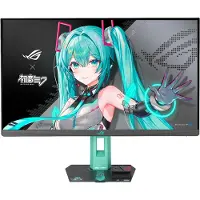 Asus ROG Strix XG27ACMEG-G Hatsune Miku Edition Gaming Monitor 27" (68,6cm) WQHD IPS, 260Hz, HDMI, DisplayPort, 0,3ms (GTG), FreeSync, G-Sync, HDR400