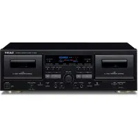 Teac Double Cassettedeck TCW1200B Black