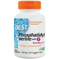 Doctors Best - Fosfatidylserine met SerinAid, 100mg - 120 vegetarische capsules
