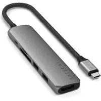 Satechi USB-C 6-in-1 Slim Multiport Adapter Space Grey