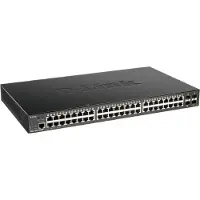 D-Link DGS-1250-52XMP/E Smart Managed Switch [48x Gigabit Ethernet PoE+, 370W, 4x 10 Gbit/s SFP+].
