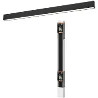Osram LED plafondlamp Office line Cuboid zwart 4000 K dimbaar Cuboid,, zwart, Werkkamer / Kantoor, Aluminium, Modern