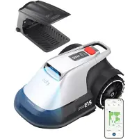 Eufy Robotgrasmaaier E15 - Draadloos - Zonder RTK - Geen signaalproblemen - 5-Minuten-setup - Automatische mapping tot 800 m2 - Obstakelvermijding - Ride-On Edge - Bediening via app - Met regenkap