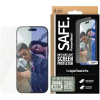 PanzerGlass SAFE by EyeScreenprotector Ultra Wide Fit met applicator geschikt voor Apple iPhone 16 Pro