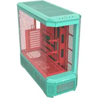 Thermaltake View 600 TG Full - PC Case - Behuizing - 4x4mm Gehard Glas - Stoffilters - Mint/Rood