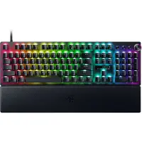 Razer Huntsman V3 Pro - Toetsenbord - full-size - met LED-array indicator - achtergrondverlichting - USB-C - QWERTZ - Duits - Toetsen: Analog Optical Switches (Gen-2)