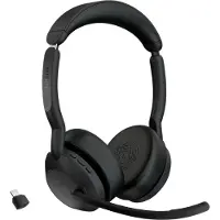 Jabra Evolve2 - Draadloze Headset - Bluetooth - USB-C - Zwart