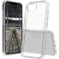 JT BERLIN Pankow Clear Backcover Apple iPhone 17e, iPhone 16e Transparant Inductieve lading, Stootbestendig