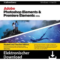 Adobe Photoshop & Premiere Elements 2026 | 3 jaar