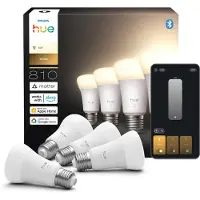 Philips Hue A60 White E27 810lm Lot de 4