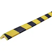 SHG Hoekbeschermprofiel type E, 5 m/rol, geel/zwart