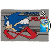 SEGA SONIC THE HEDGEHOG TAPIS BROSSE