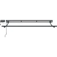 vidaXL Handbediende luifel met LED's 3,5 x 2,5 m