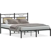 vidaXL Bedframe zonder matras hout sonoma eikenkleurig 140x190 cm