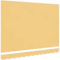 vidaXL Vervangingsdoek zonnescherm voor 6x3.5 m Zand Polyester