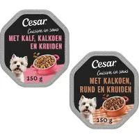 Cesar Cuisine in Saus Kuipje Kalf en Kalkoen 150 gr