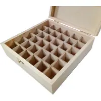 Sensahome 36 Vak Etherische Oliën Opbergdoos - Houten Oliebox voor 36 Essentiële Oliën | Oliebox