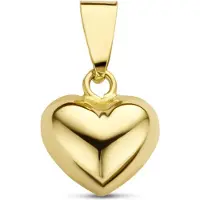 New Bling 9NBG-0406 Gouden hangertje - Dames - Hartje - 6 x 7,1 mm - 14 Karaat - Goud