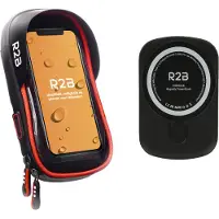 R2B Telefoonhouder Fiets, Motor, Scooter + Magsafe Powerbank - Zwart/Rood