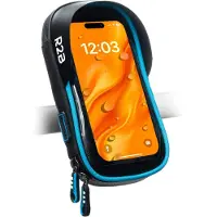 R2B Telefoonhouder Fiets, Scooter, Motor - Waterdicht - Zwart/Blauw
