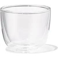 HEMA Espressomok 120ml Borosilicaatglas Dubbelwandig (transparant)