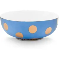 Pip studio Kom Dot Delight Light Blue-Gold 20 cm (Set van 2)