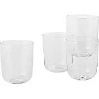 Muuto Waterglas Corky Tall Clear 350 ml (Set van 4)
