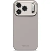 Decoded Silicone Backcover MagSafe voor de Apple iPhone 17 Pro Max - Soft Taupe