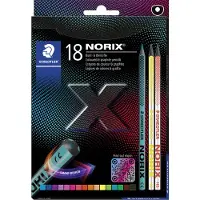 Staedtler Kleurpotlood NORIX Buntstift Set 100% PEFC 186 C18P 18 stuk(s)