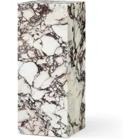 Audo Copenhagen Plinth Pedestal Tafel Rose Marble Calacatta Viola