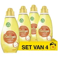 Robijn 6x Klein & Krachtig Wasmiddel Zwitsalgeur 22 Wasbeurten 665 ml