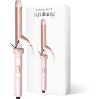 Sansbeauté Krultang met Klem - 25mm - Keramische Haarkruller - Krultangen - Haarstyler - Krulborstel