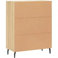 vidaXL Dressoir 69,5x34x90 cm bewerkt hout sonoma eikenkleurig