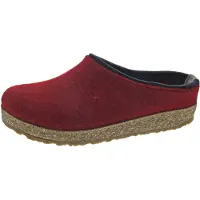 Haflinger Huisschoenen 'Hausschuh Damen 711056 42 Filz in schwarz' rood