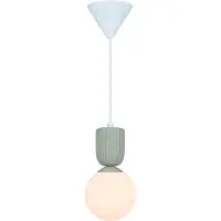 Nordlux Hanglampe , Sadie, dimbare, Beige, Woonkamer, Glas, Scandinavisch