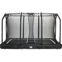 Salta Premium Ground Trampoline met Veiligheidsnet - 366 x 244 cm - Zwart