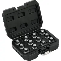 YATO Professionele Velgenslot Demontageset voor VAG (Audi, VW, Seat, Skoda) - 12-delig - Premium CrMo Staal - Slagvaste 1/2" Doppenset