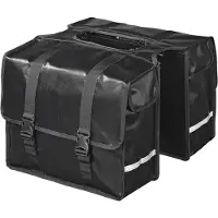 PAE Fietstas Dubbel 40 L - Waterdichte Fietstas - Dubbele Fietstas - Opbergtas Fiets - Fietsaccessoires - Universele Fietstassen - Zwart