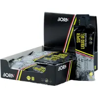 Born Super Liquid Doos Met Energierepen Citroenzuur 55ml 12 Eenheden