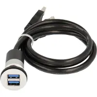 Schlegel Elektrokontakt RRJ_2USB3_150CM 2x USB 3.0-bus A - 2x USB 3.0-stekker A 1 stuk(s)
